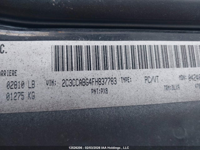 2C3CCABG4FH837783 Chrysler 300 S