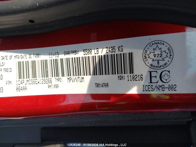 1C4PJMCS6EW129266 Jeep Cherokee Latitude