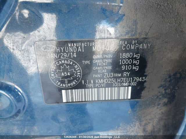 KMHD25LH7EU179434 Hyundai ELANTRA GT