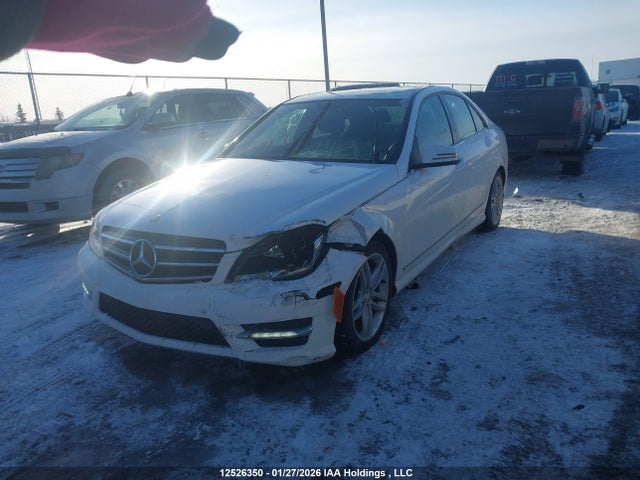12526350 :رقم المزاد ، WDDGF8AB8EA908991 vin ، 2014 Mercedes-benz C 300 4matic مزاد بيع