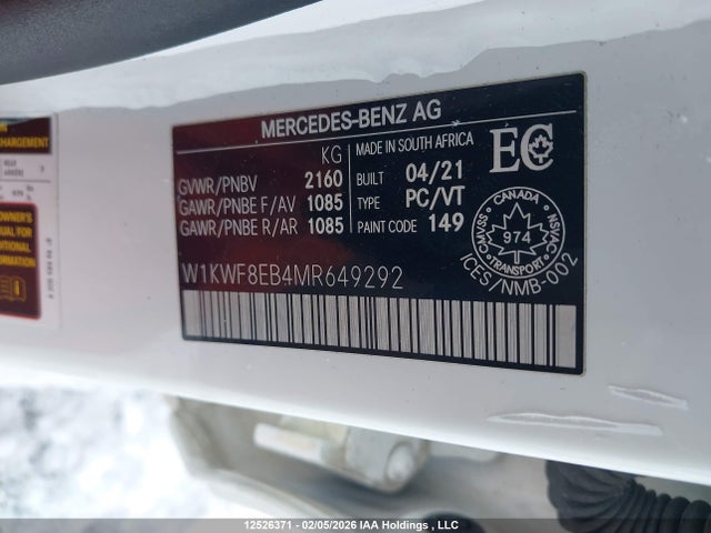 W1KWF8EB4MR649292 Mercedes-Benz C 300 4matic