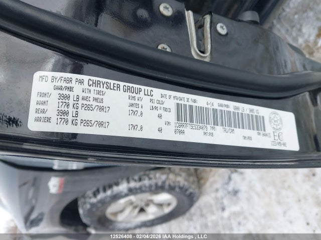 1C6RR7FT5ES334079 Dodge RAM 1500