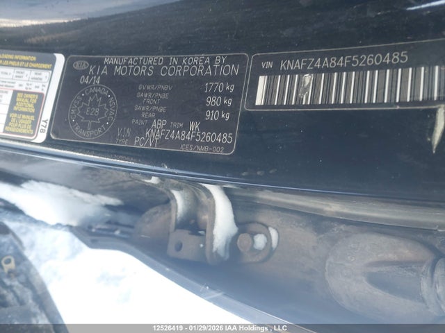 KNAFZ4A84F5260485 KIA Forte 2.0l Sx