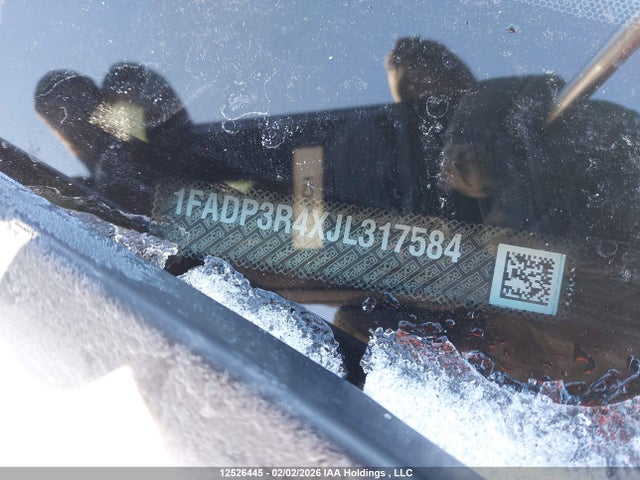 1FADP3R4XJL317584 Ford FOCUS BEV