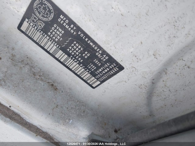12526471 :رقم المزاد ، WVWFB7CD7RW220841 vin ، 2024 Volkswagen Golf R مزاد بيع