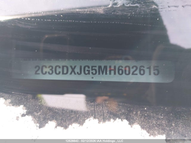 2C3CDXJG5MH602615 Dodge Charger Sxt Awd