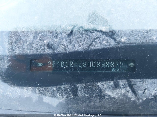 2T1BURHE8HC898835 Toyota COROLLA LE