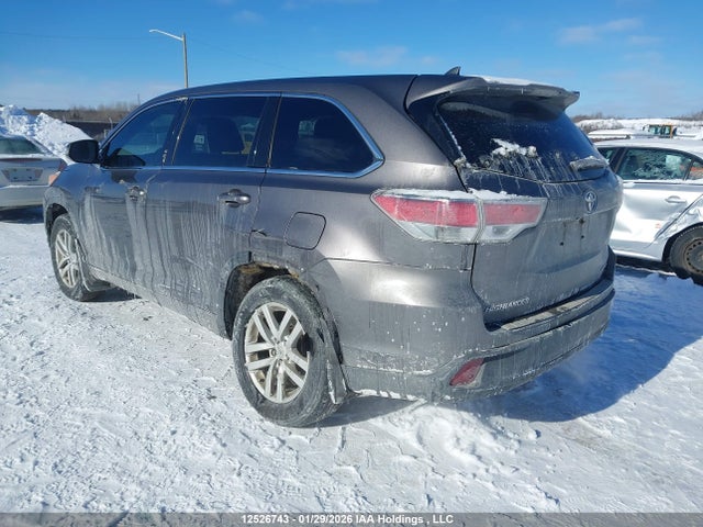 Продажа на аукционе авто 2014 Toyota Highlander Le, vin: 5TDBKRFH4ES053261, номер лота: 12526743