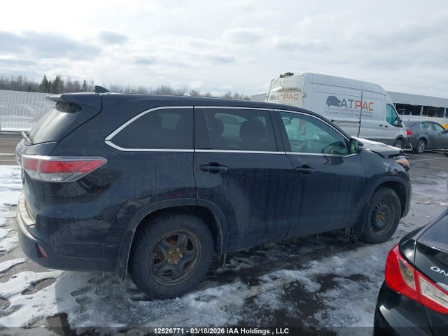 2016 Toyota Highlander მანქანა იყიდება აუქციონზე, vin: 5TDBKRFH2GS315829, აუქციონის ნომერი: 12526771