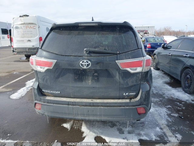 2016 Toyota Highlander მანქანა იყიდება აუქციონზე, vin: 5TDBKRFH2GS315829, აუქციონის ნომერი: 12526771