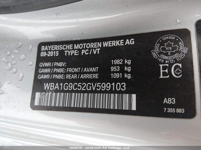 WBA1G9C52GV599103 BMW 228i Xdrive