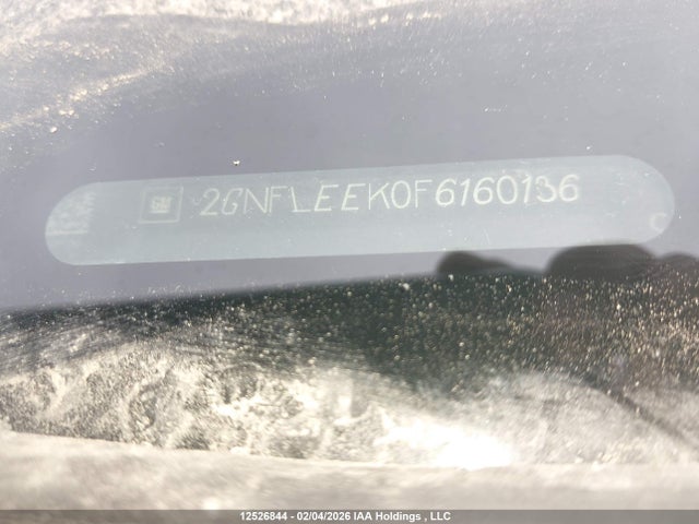 12526844 :رقم المزاد ، 2GNFLEEK0F6160136 vin ، 2015 Chevrolet Equinox Ls مزاد بيع