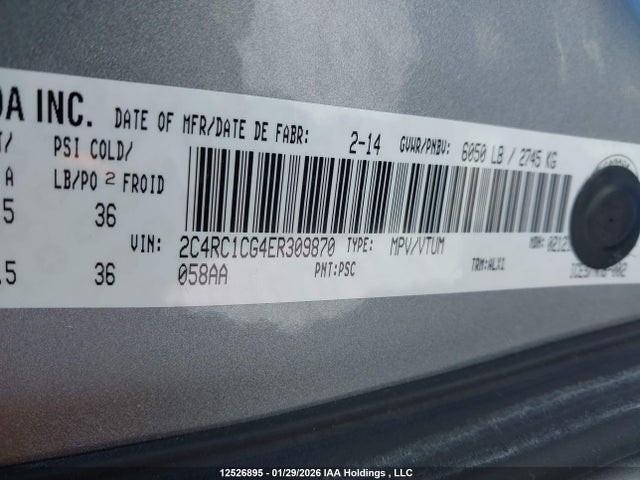 2C4RC1CG4ER309870 Chrysler Town &amp; Country Touring L
