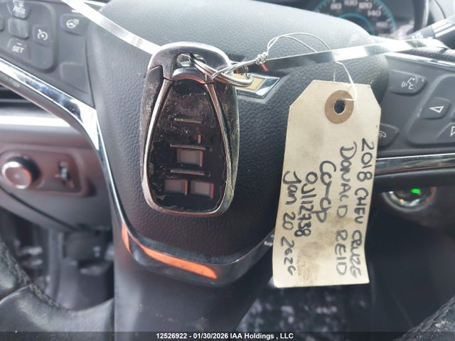 1G1BF5SM0J7112738 Chevrolet Cruze Premier Auto