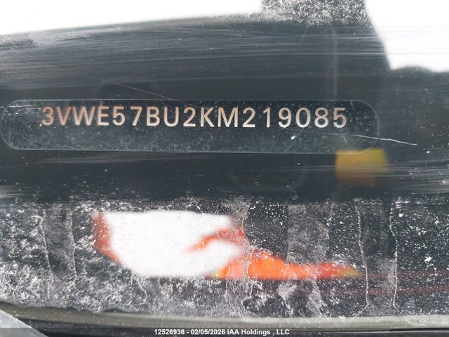 3VWE57BU2KM219085 Volkswagen Jetta 1.4 Tsi Highline