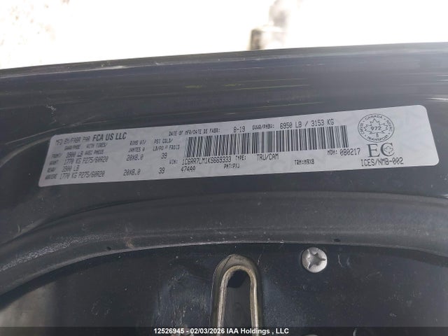 1C6RR7LM1KS669333 RAM 1500 Classic Slt