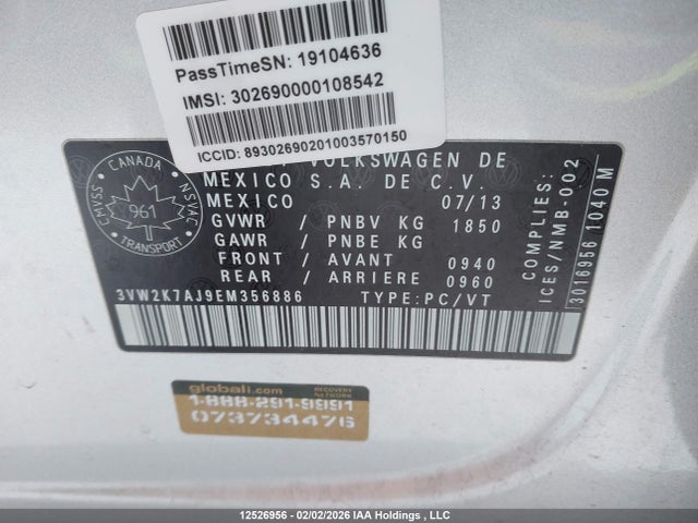 3VW2K7AJ9EM356886 Volkswagen Jetta