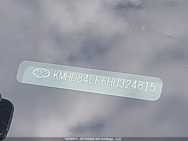 KMHD84LF6HU324815 Hyundai ELANTRA GL