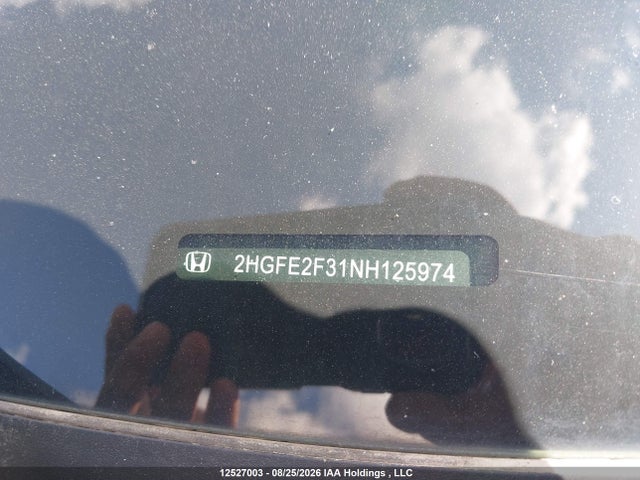 Honda Civic 2022 2HGFE2F31NH125974 Image 18