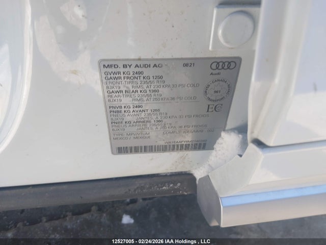 WA1EAAFY6M2140340 Audi Q5 45 Progressiv