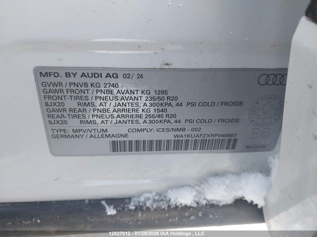 WA1KUAFZXRP046667 Audi Q4 E-tron 55