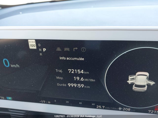 12527021 :رقم المزاد ، KM8KN4AEXNU063839 vin ، 2022 Hyundai Ioniq 5 Sel مزاد بيع