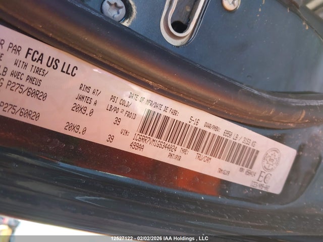 1C6RR7VM1GS344024 RAM 1500 Laramie