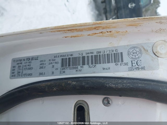 1C6RR7MT7GS390806 RAM 1500 Sport
