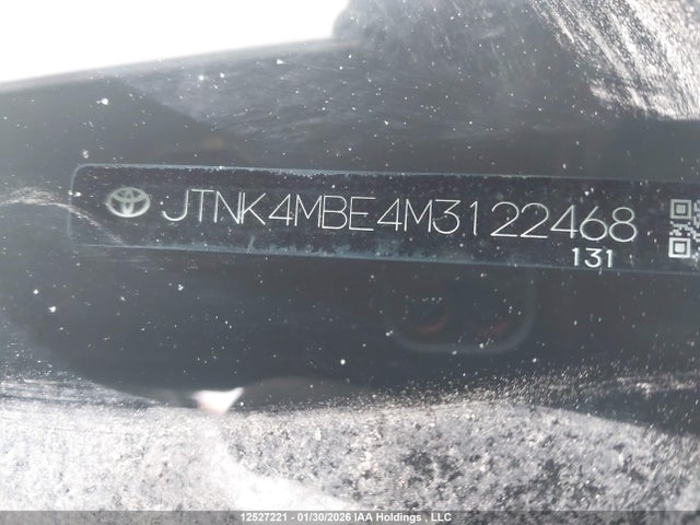 JTNK4MBE4M3122468 Toyota Corolla