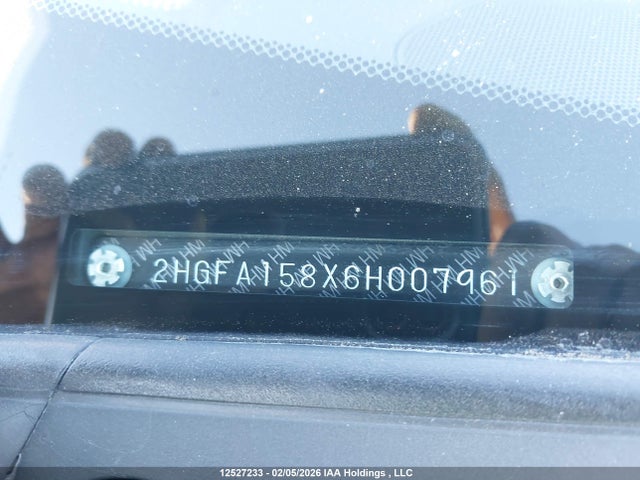 Aukcja sprzedaży 2006 Honda Civic Ex, vin: 2HGFA158X6H007961, numer aukcji: 12527233