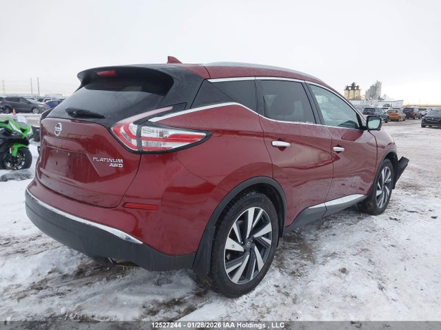 5N1AZ2MH2JN133557 Nissan Murano S/sl/sv/platinum