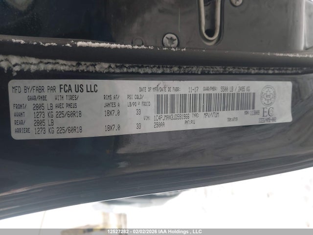 1C4PJMAX3JD591966 Jeep Cherokee Sport