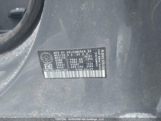 3VW5T7BU1MM077904 Volkswagen JETTA GLI