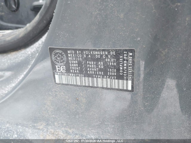3VW5T7BU1MM077904 Volkswagen JETTA GLI