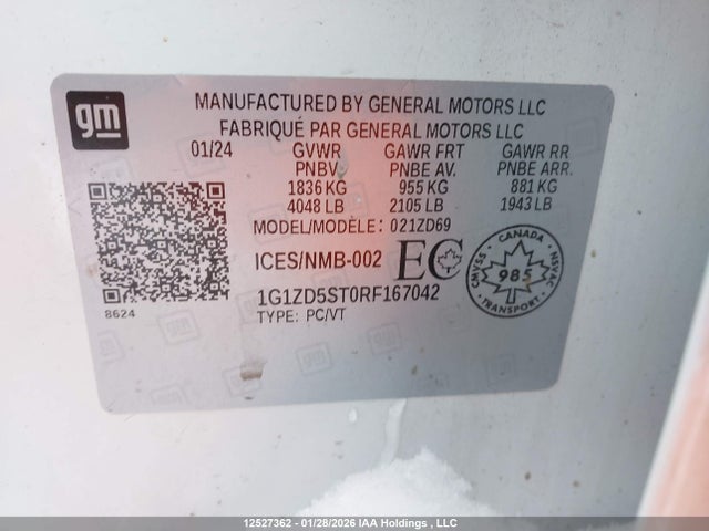 1G1ZD5ST0RF167042 Chevrolet MALIBU LT