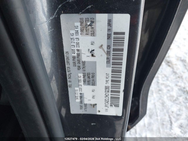 JM1CW2CL0H0192366 Mazda 5 Touring