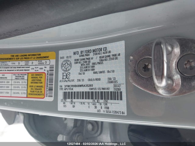 Ford Bronco Sport Big Bend 2021 3FMCR9B68MRA35265 Image 9