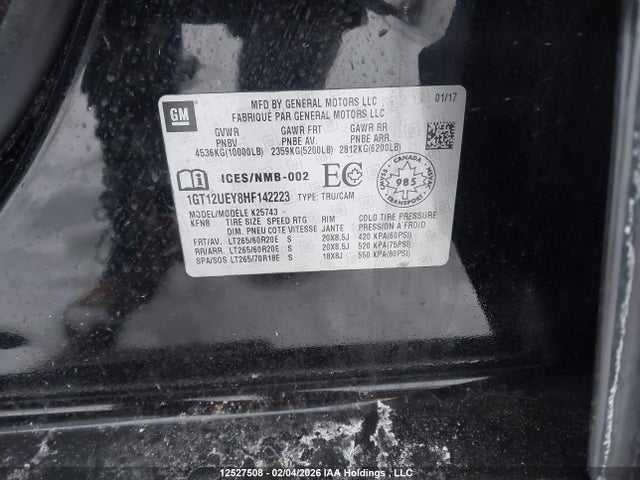 1GT12UEY8HF142223 GMC Sierra K2500 Denali