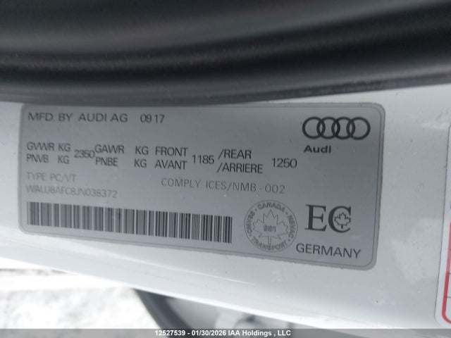 WAUJ8AFC8JN038372 Audi A6 2.0t Progressiv/2.0t Technik