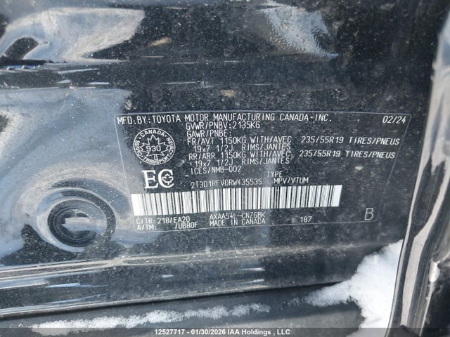 Продаж на аукціоні авто 2024 Toyota Rav4, vin: 2T3D1RFV0RW435535, номер лоту: 12527717