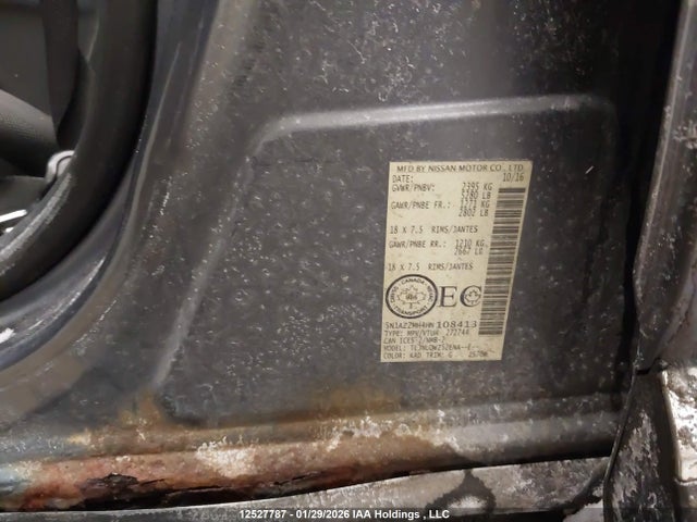 5N1AZ2MH4HN108413 Nissan Murano Platinum/sl/sv