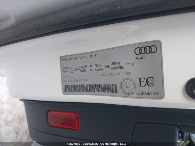 WAUENAF47HN024220 Audi A4 Premium Plus