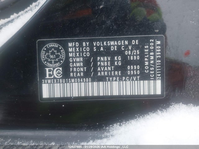 3VWEX7BU1SM094980 Volkswagen JETTA SE