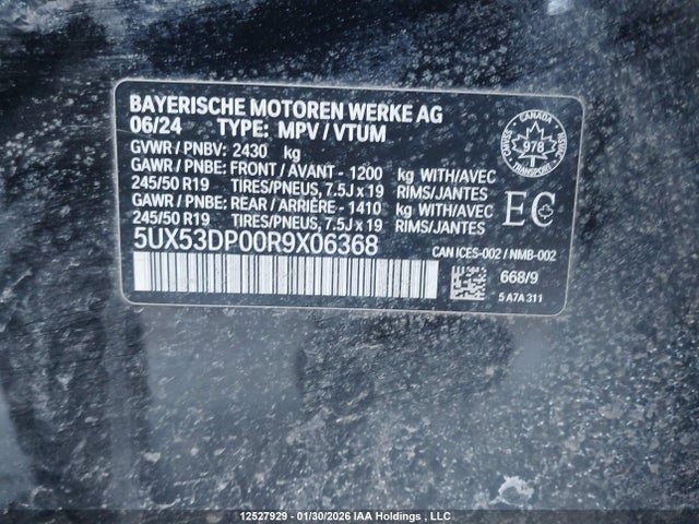 5UX53DP00R9X06368 BMW X3 Xdrive30i