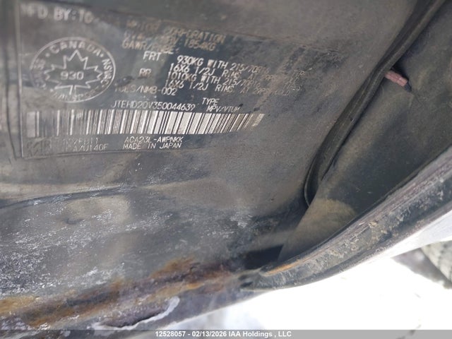 2005 Toyota Rav4 მანქანა იყიდება აუქციონზე, vin: JTEHD20V350044639, აუქციონის ნომერი: 12528057