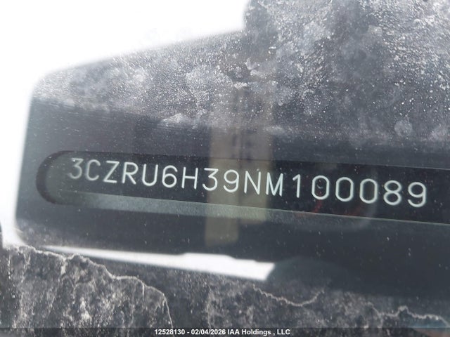 3CZRU6H39NM100089 Honda HR-V LX
