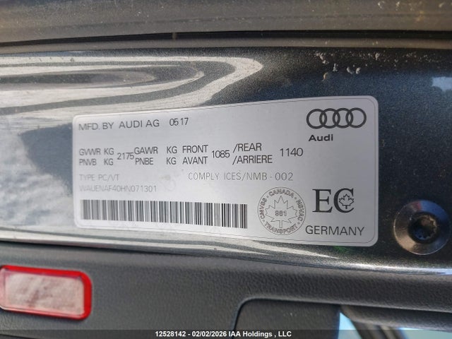 WAUENAF40HN071301 Audi A4