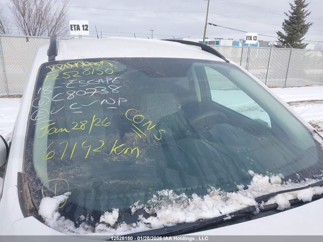 12528150 :رقم المزاد ، 1FMCU0GD3JUC80738 vin ، 2018 Ford Escape Se مزاد بيع