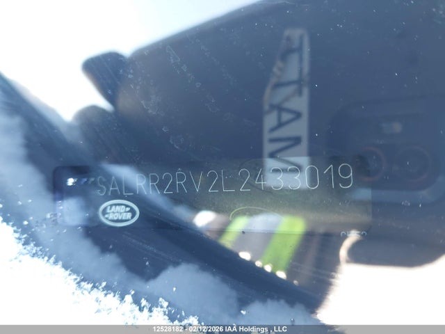 SALRR2RV2L2433019 Land Rover Discovery Hse