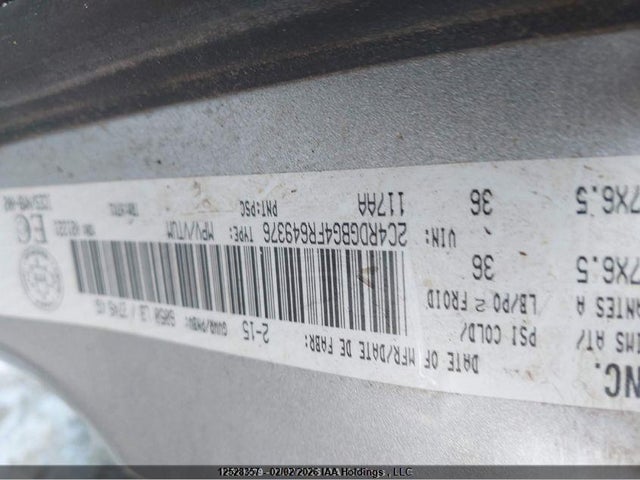 Aukcja sprzedaży 2015 Dodge Grand Caravan Se/sxt, vin: 2C4RDGBG4FR649376, numer aukcji: 12528357